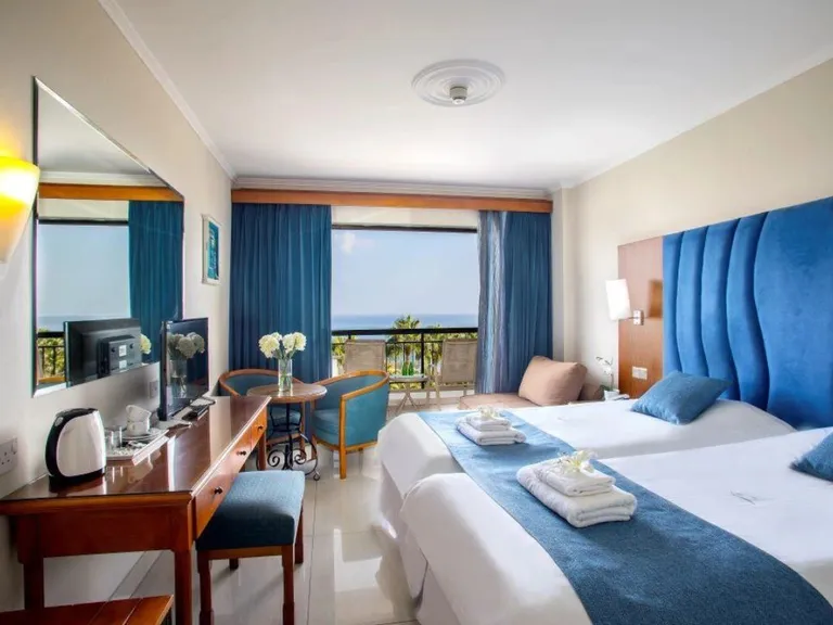 Sea View Double or Twin Room — Chrysomare Beach Hotel, Ayia Napa, Cyprus